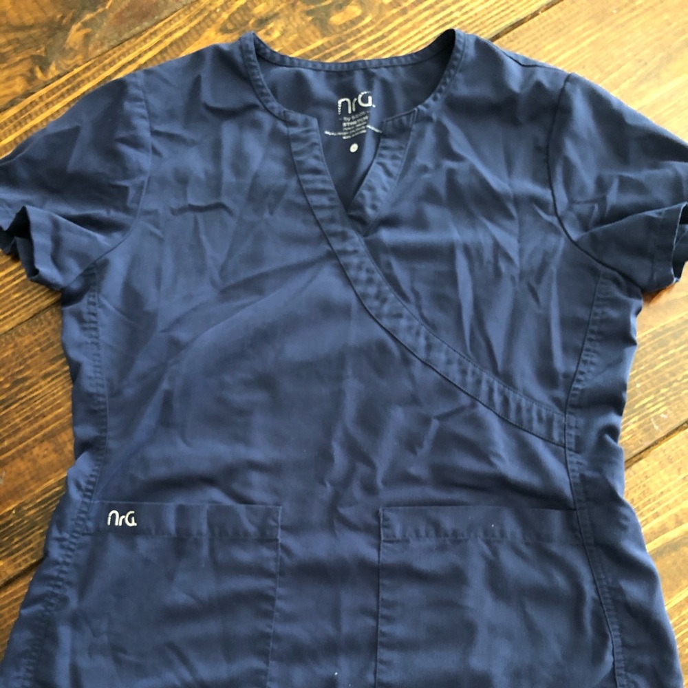 NrG set navy scrubs. My very favorite pair EVER
